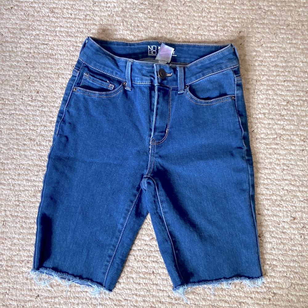 Distressed Jean Shorts